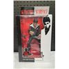 Image 1 : "Scarface" - Al Pacino in Black Suit Deluxe Figure w/ Sound 9 movie phrases by Universal Mezco (new