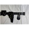 Image 3 : Police Utility Belt Kit - includes leather belt/ magazine pouch/ cuff case/ keys holder/ gun holster