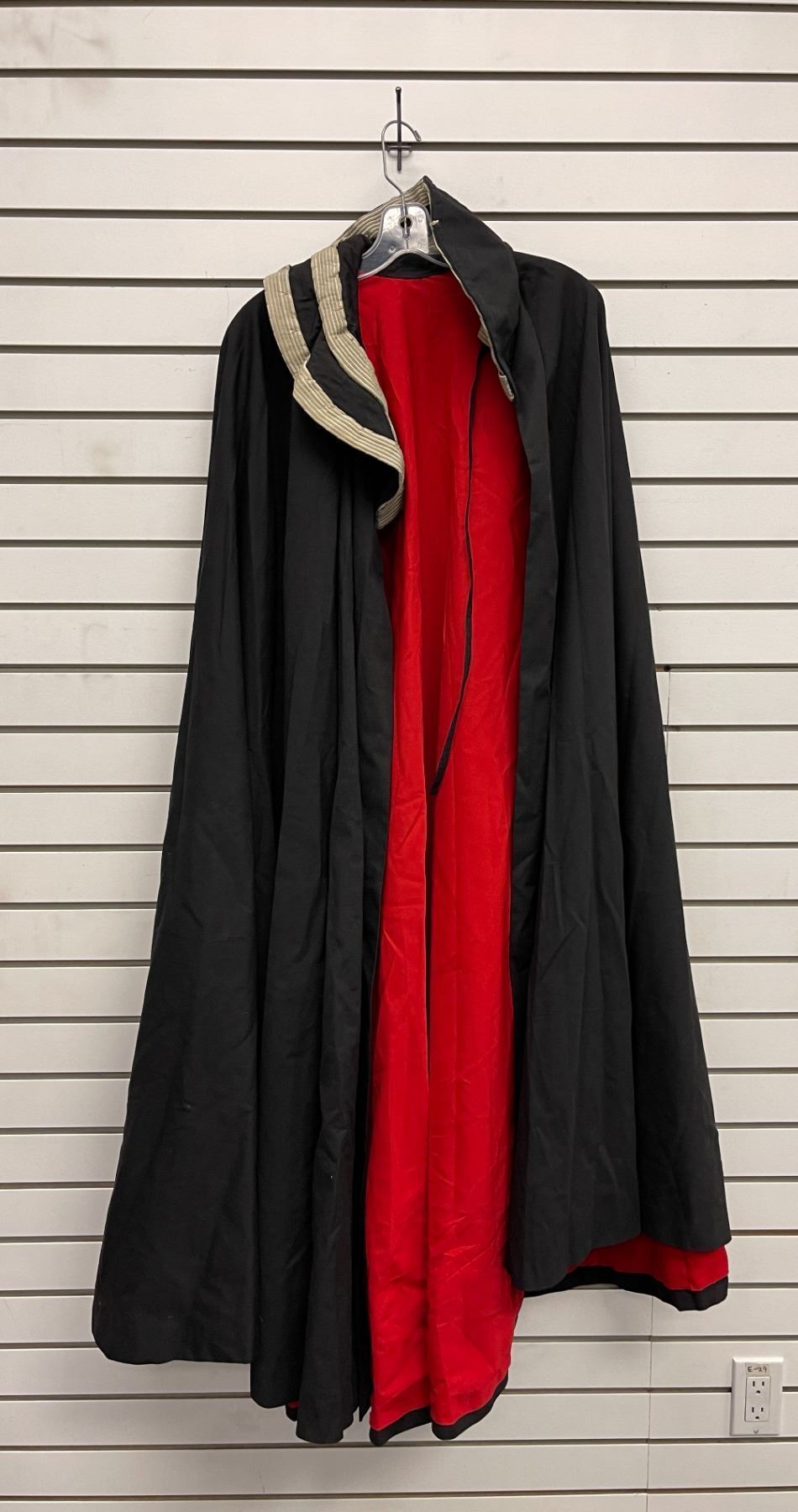 Oversize black vampire robe