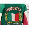 Image 6 : Vintage Mondetta Everywear "A Spirit of Unification" Wool Leather Italy Varsity Zip & Button Jacket