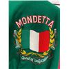 Image 6 : Vintage Mondetta Everywear "A Spirit of Unification" Wool Leather Italy Varsity Zip & Button Jacket