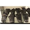 Image 2 : Shelf lot full of assorted Police utility leather gun holsters (approx. 15pcs)