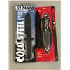 Image 1 : Group of 3 assorted knives - includes new Cold Steel G.I. Tanto throwing knife w/ sheath (new in pac