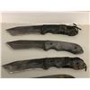 Image 2 : Set of 4 Schrade SCHF12 blade knives w/ 1 plastic sheath