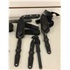 Image 3 : Group of assorted throw knives - includes Sting 2020 CRKT/ Cold Steel Peacemaker III/ prop rubber kn
