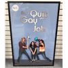 Image 2 : Set of 3 framed Don't Quit Your Gay Job Reality TV Series OUT TV posters w/ The Whole Package poster