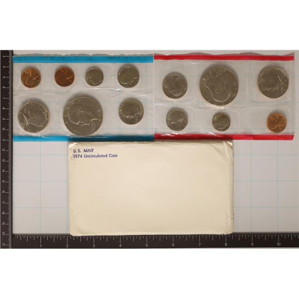 1974 US MINT SET (UNC) P/D/S (WITH ENVELOPE)