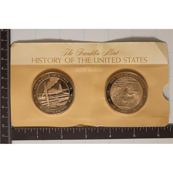 2-1 1/2'' BRONZE HISTORY OF THE UNITED STATES PF