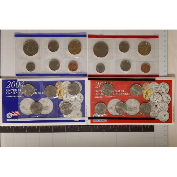 2004 US MINT SET (UNC) P/D (WITH ENVELOPE)