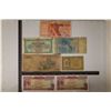 Image 1 : 7 ASSORTED FRANC BILLS: 1943-MOROCCO 5 FRANCS,