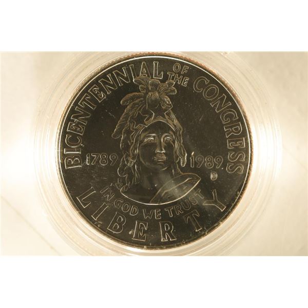 1989-D UNC US HALF DOLLAR BICENTENNIAL CONGRESS