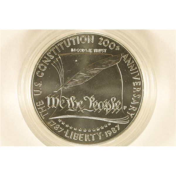 1987-P US UNC SILVER DOLLAR US CONSTITUTION