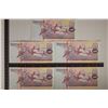 Image 2 : 5-1998 BANK OF SURINAME 100 GULDEN CRISP UNC BILLS