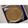 Image 2 : 3" SOLID BRONZE ABRAHAM LINCOLN MEDAL IN BOX WITH