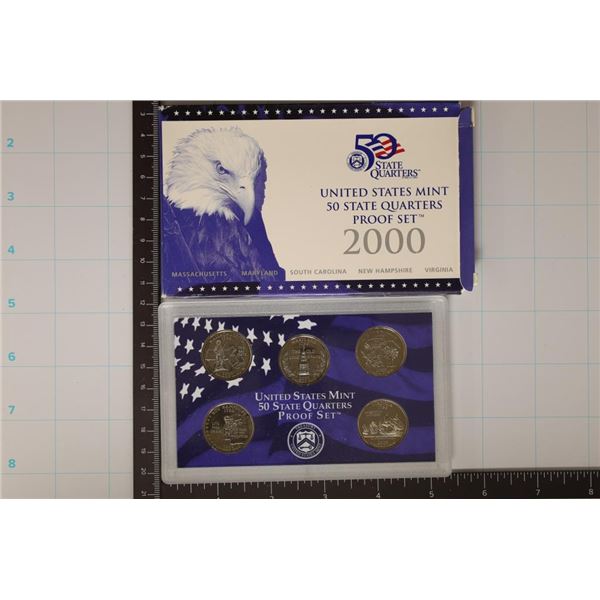 2000 US 50 STATE QUARTERS PROOF SET