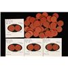 Image 1 : 52 WOOD PULP RED TAX TOKENS.