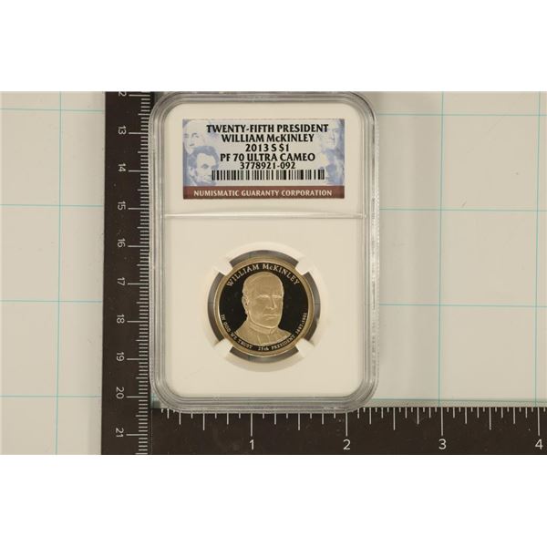 2013-S PRESIDENTIAL DOLLAR NGC PF70 ULTRA CAMEO