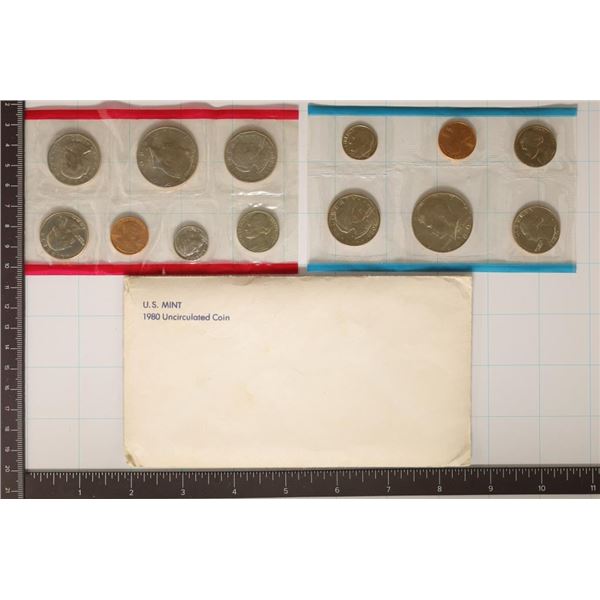 1980 US MINT SET (UNC) P/D/S (WITH ENVELOPE)