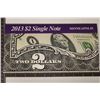 Image 3 : 2013 MINNEAPOLIS $2 SINGLE NOTE FEATURING A 2003-A