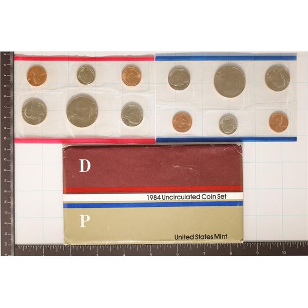 1984 US MINT SET (UNC) P/D (WITH ENVELOPE)