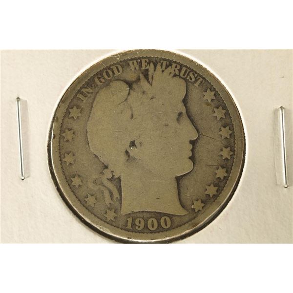 1900-O SILVER BARBER HALF DOLLAR