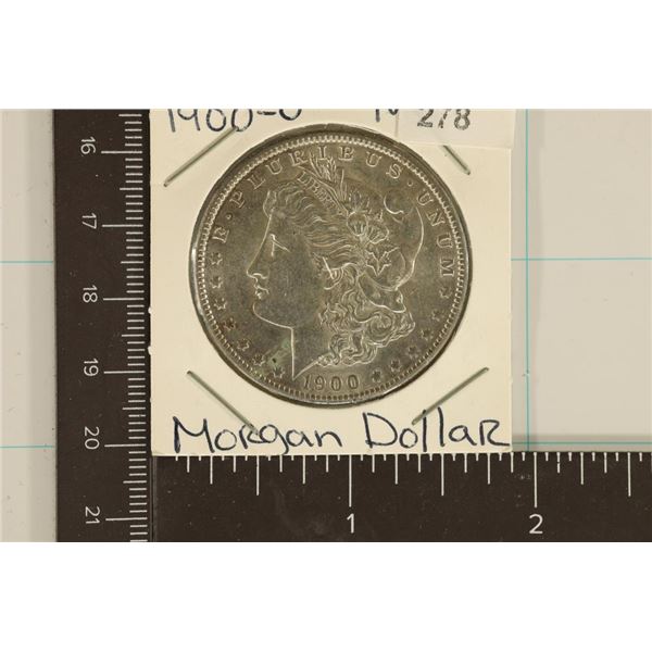 1900-O MORGAN SILVER DOLLAR (BRILLIANT UNC) WATCH