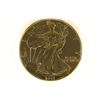 Image 1 : GOLD ELECTROPLATED 2001 AMERICAN SILVER EAGLE