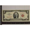 Image 1 : 1963 US $2 RED SEAL NOTE CRISP WHITE BILL