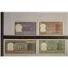 Image 1 : 4-1978 INDIA RUPEE CRISP  BILLS: 1, 2, 5 & 10