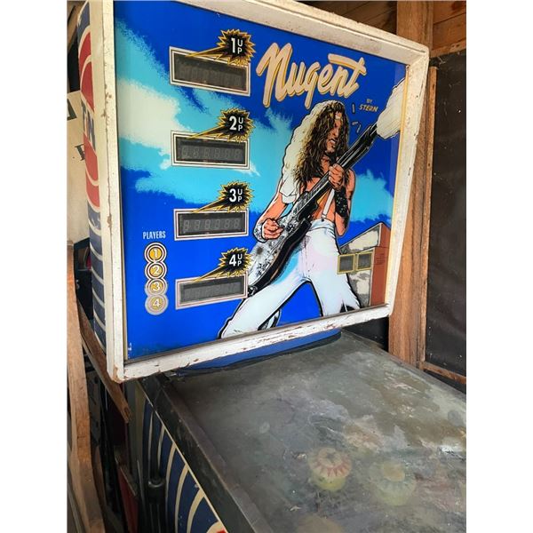 Nugent Pinball machine