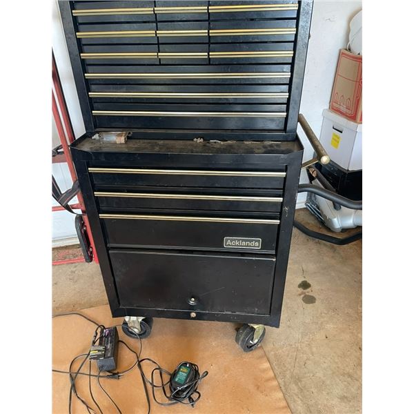 Acklands tool box and chest