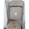 Image 2 : Beige 3 Door File Cabinet w/Supplies and Chairs