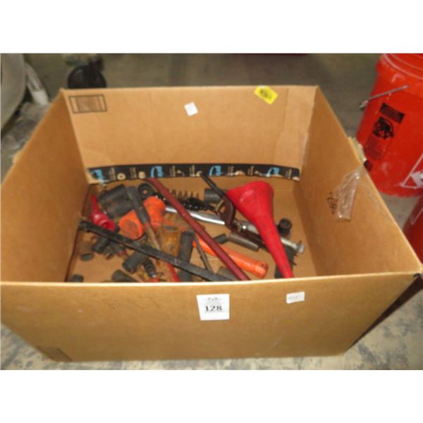 Small Bolt Cutter, Mallet and Asst. Tools