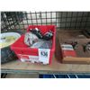 Image 2 : Lighted Rope, Flashlight, Wheelbarrow Wheel and Supplies on Shelf