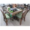 Image 1 : Wicker Style Dining Table w/4 Chairs