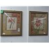 Image 1 : Framed Floral Wall Art Set of 2