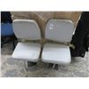 Image 1 : Pedestal Grey Boat Seats - Pair