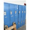 Image 1 : 2-Blue 6 Unit Locker Section - 2 X $