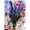 Chagall "Le Lupin Bleu" Ltd Edition Plate Signed Litho, W/COA, 34"x24"