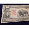 1st Series 1901 $10 "Bison" Note w/Lewis & Clark, Lyons-Roberts - HTF