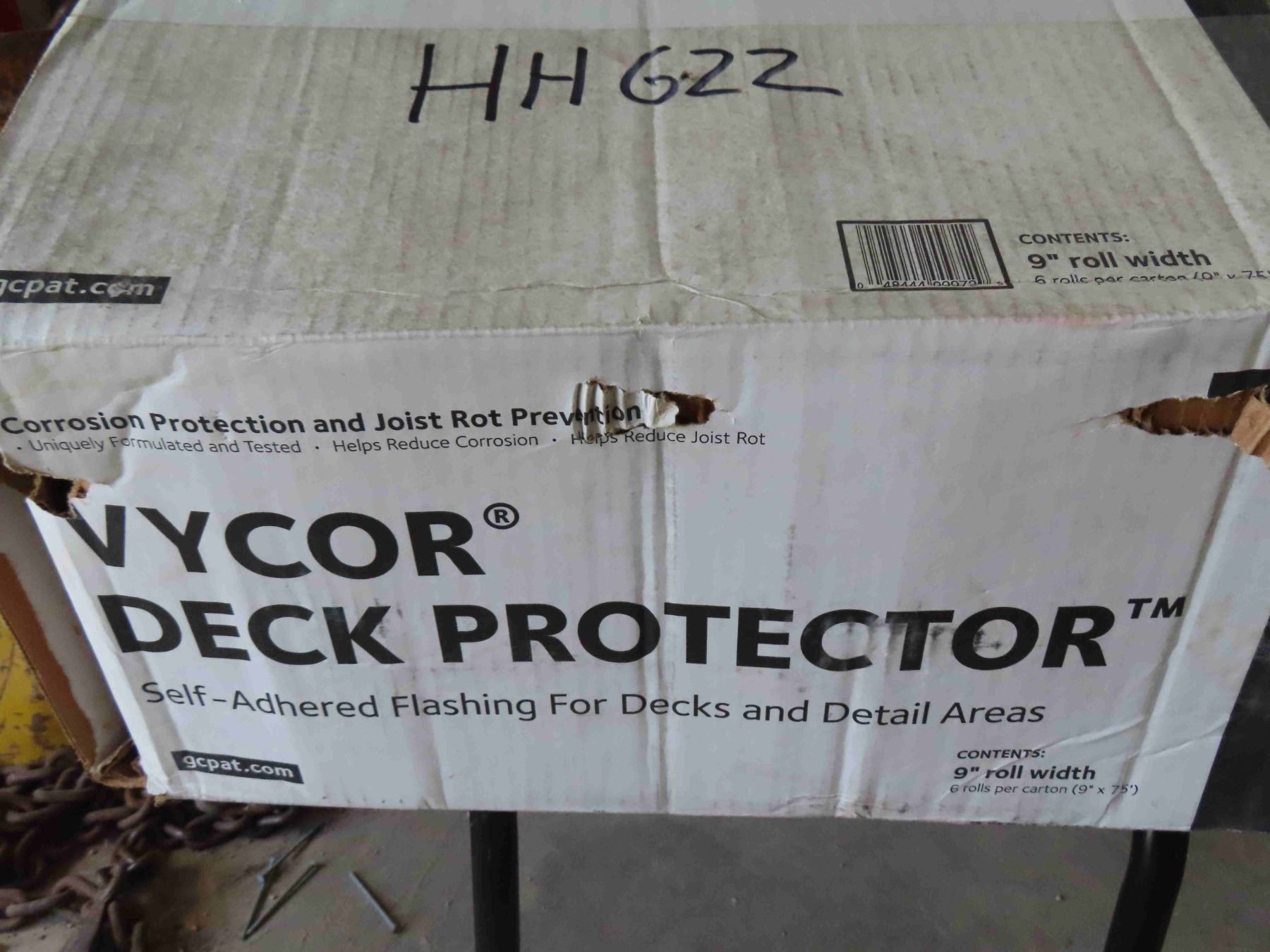 6 Rolls Vycor Deck Protector Self Adhered Flashing For Decks + Detail ...