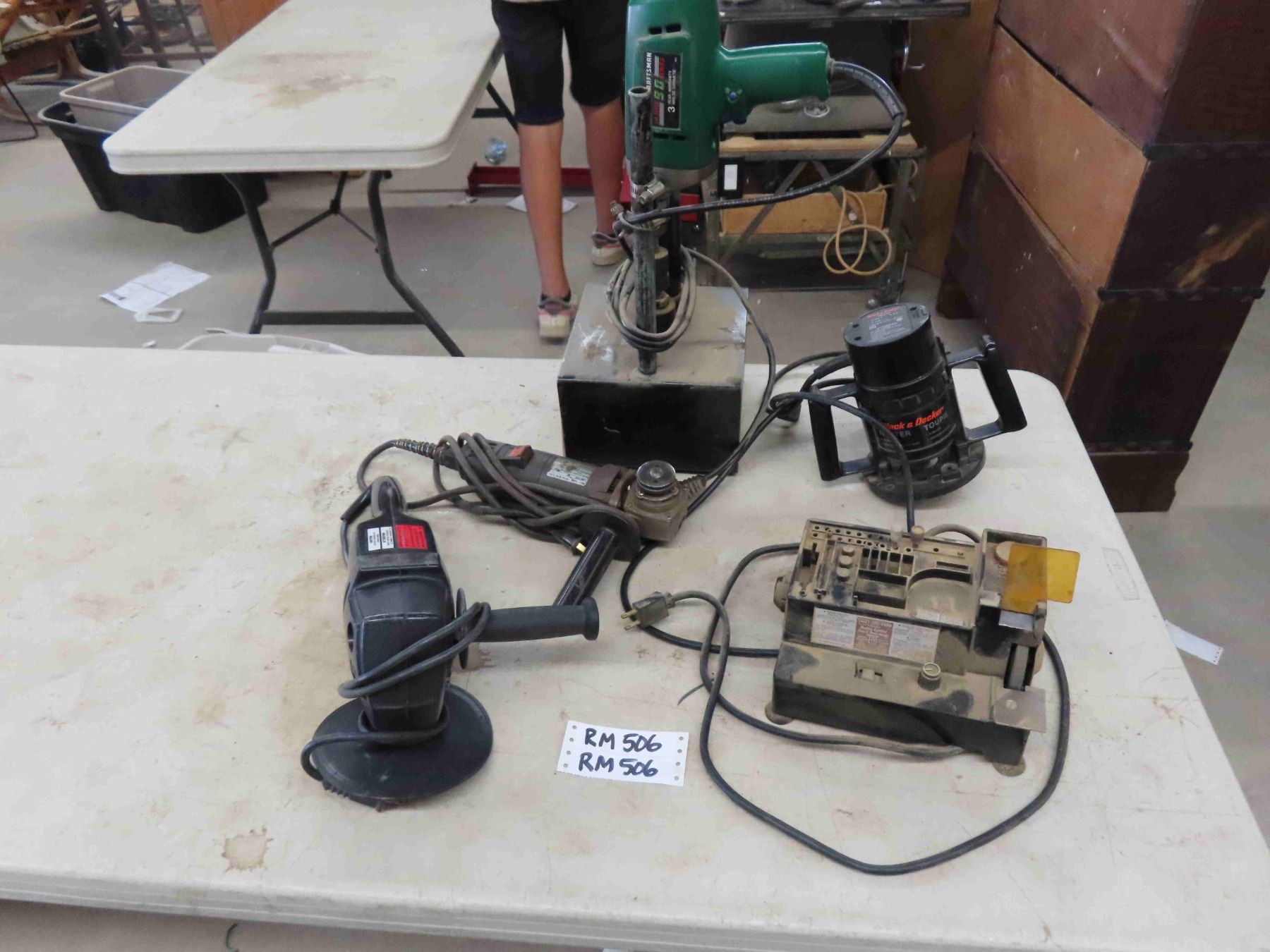 Electric Power Tools ; Angle Grinder, Router, Drill Thing Router ...