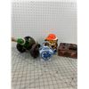 Image 1 : MISC LOT WINE BOTTLE CANON COOKIE JAR TRINKET BOX