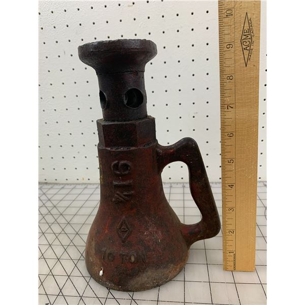 ANTIQUE CAST IRON SCREW JACK