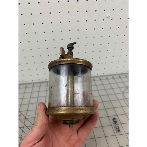 ANTIQUE BRASS LUNKENHEIMER CO ENGINE OILER