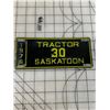 Image 1 : VINTAGE 1976 SASKATOON TRACTOR LICENCE PLATE