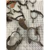 Image 3 : VINTAGE SPURS LOT OF 15 ALL SINGLES (NO PAIRS)