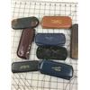 Image 6 : LOT OF VINTAGE ANTIQUE GLASSES SUNGLASSES CASES SOME BROKEN