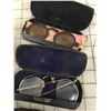 Image 5 : LOT OF VINTAGE ANTIQUE GLASSES SUNGLASSES CASES SOME BROKEN