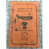 Image 2 : VINTAGE TRIUMPH MOTORCYCLES INSTRUCTION MANUAL